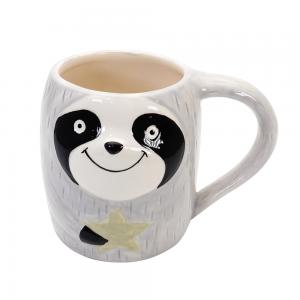 Wholesale 3D Ceramic Sloth Mug Coffee Mug Funny Cute porcelain Cup