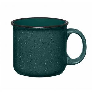 Wholesale speckled glitter steel enamel coffee camping mug 