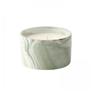 Marbled European style decorating ceramic candle cup holder candle making jar