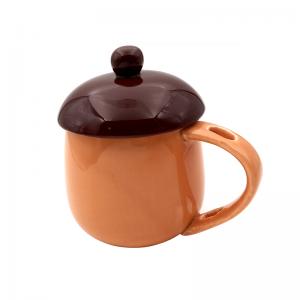 High quality large ceramic breakfast coffee tea mugs with lid 