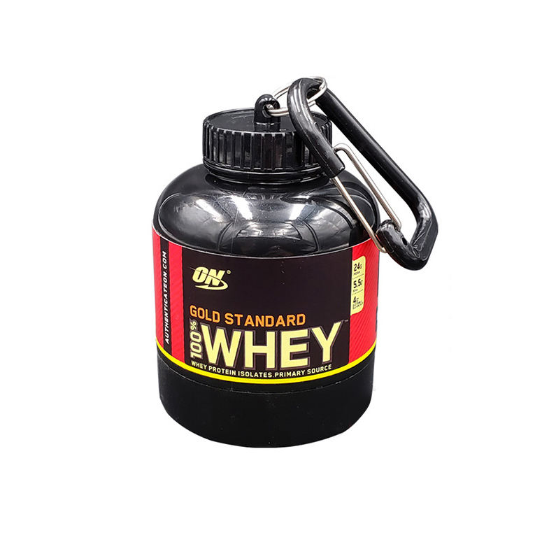 Hot Sale Plastic Custom Logo Portable Protein Powder Container