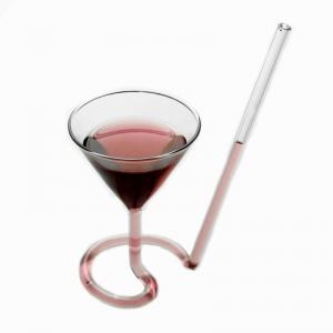 cocktail straw wine glass