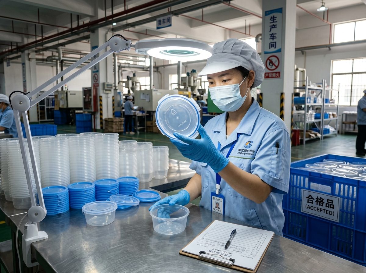 In-line QC Inspection for Food and Snack Containers